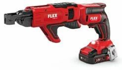 Flex DW 45 18.0-EC M/2.5 Set Akku-Trockenbauschrauber + Baustrahler -WERKZEUGHANDEL ROEDER Verkäufe dw 45 18 0 ec mit akkupack 25 magazin