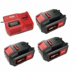 Flex Akku Pro Set 18 V, 3 Akkus + Ladegerät