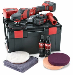 Flex Akku Rotationspolierer PE 150 18.0-EC/5.0 P-Set