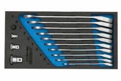 Gedore 1500 CT1-7 URA Maulschlüssel Mit Ringratsche, Umschaltbar