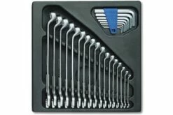 Gedore 1500 ES-1 B Ring-Maulschlüssel-Satz In 2/3 Werkzeugmodul