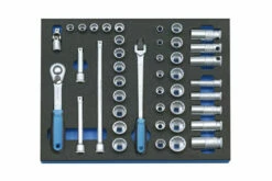 Gedore 2005 CT2-D 30 Steckschlüssel-Sortiment 3/8"