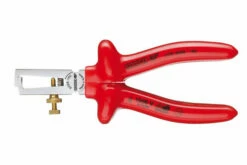 Gedore 8098 VDE-Abisolierzange Mit Tauchisolierung 160 Mm
