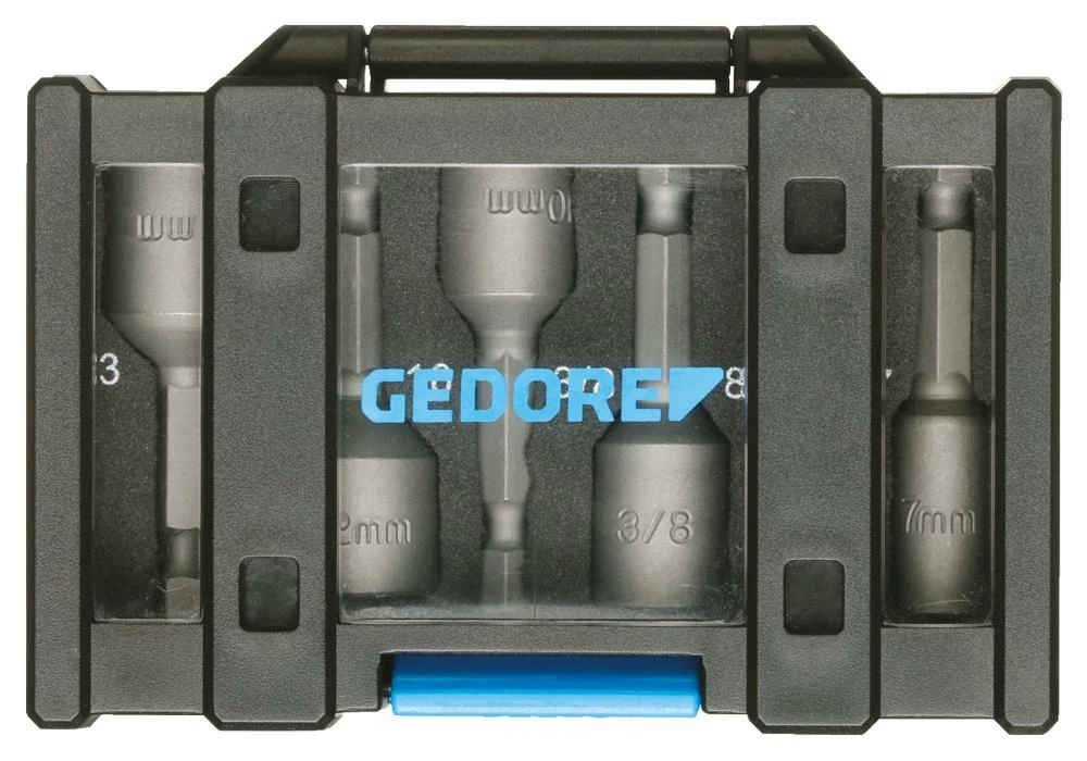 Gedore 666-006 Bit-Box Steckschlüssel Maschinenaufnahme 6-tlg 4 Gedore 666-006 Bit-Box Steckschlüssel Maschinenaufnahme 6-tlg – Bild 2