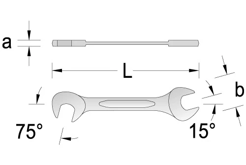 Gedore 8 4,5 Doppelmaulschlüssel Klein 4,5 Mm 4 Gedore 8 4,5 Doppelmaulschlüssel Klein 4,5 Mm – Bild 2