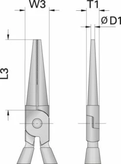 Gedore 8122-160 JC Rundzange 160 Mm -WERKZEUGHANDEL ROEDER Verkäufe gedore flach rundzange 6710530 tz 1