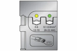Gedore Moduleinsatz 8140-01 Für Isolierte Kabelschuhe 0,1-0,4 + 4-6