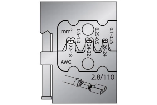 Gedore Moduleinsatz 8140-09 Für Aderendhülsen 3 Gedore Moduleinsatz 8140-09 Für Aderendhülsen