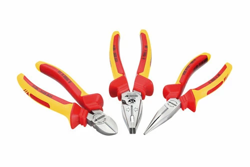 Gedore VDE S 8003 H VDE-Zangen-Satz Mit Hüllenisolierung 3-tlg. 3 Gedore VDE S 8003 H VDE-Zangen-Satz Mit Hüllenisolierung 3-tlg.