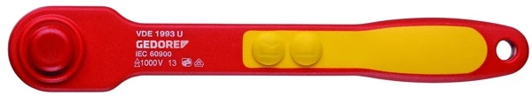 Gedore VDE 1993 U VDE-Umschaltknarre 1/2 Zoll 4 Gedore VDE 1993 U VDE-Umschaltknarre 1/2 Zoll – Bild 2