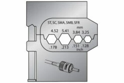 GEDORE Modul-Einsatz 8140-12 Für Lichtwellenleiter
