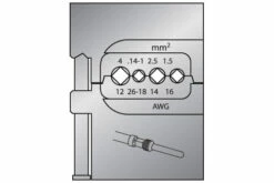 GEDORE Moduleinsatz 8140-18 Für Schwere Steckverbinder