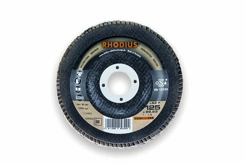Rhodius Lamellenschleifscheibe LSZ F1 178 X 22,23 Mm K80 3 Rhodius Lamellenschleifscheibe LSZ F1 178 X 22,23 Mm K80