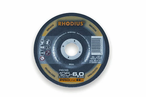 Rhodius Schruppscheibe RS 38 Gekröpft 230 X 6.0 X 22,23 Mm 3 Rhodius Schruppscheibe RS 38 Gekröpft 230 X 6.0 X 22,23 Mm